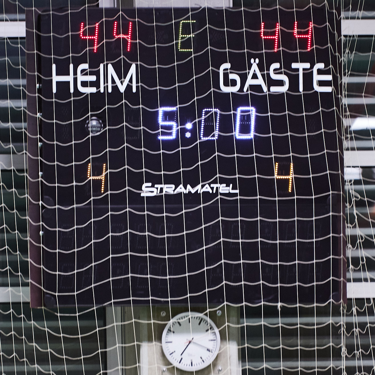 Spielstand zum Ende des 4. Viertels